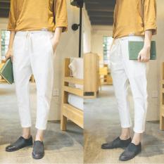 Quần Chinos Kaki Nam Trơn Ống Suông Kiểu Mặc Sắn Gấu Năng Động NTD fashion MEN QUAN 800018 W