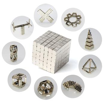Bộ đồ chơi xếp hình to 5mm/216 viên nam châm thông minh vuông Rubic, rubik