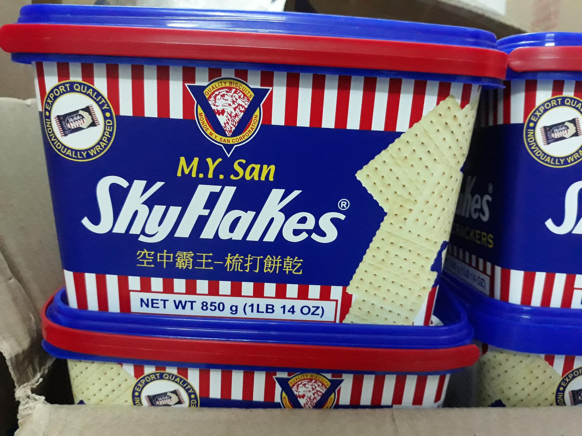 Bánh lạt skyflakes 850g dành cho người tiểu đường