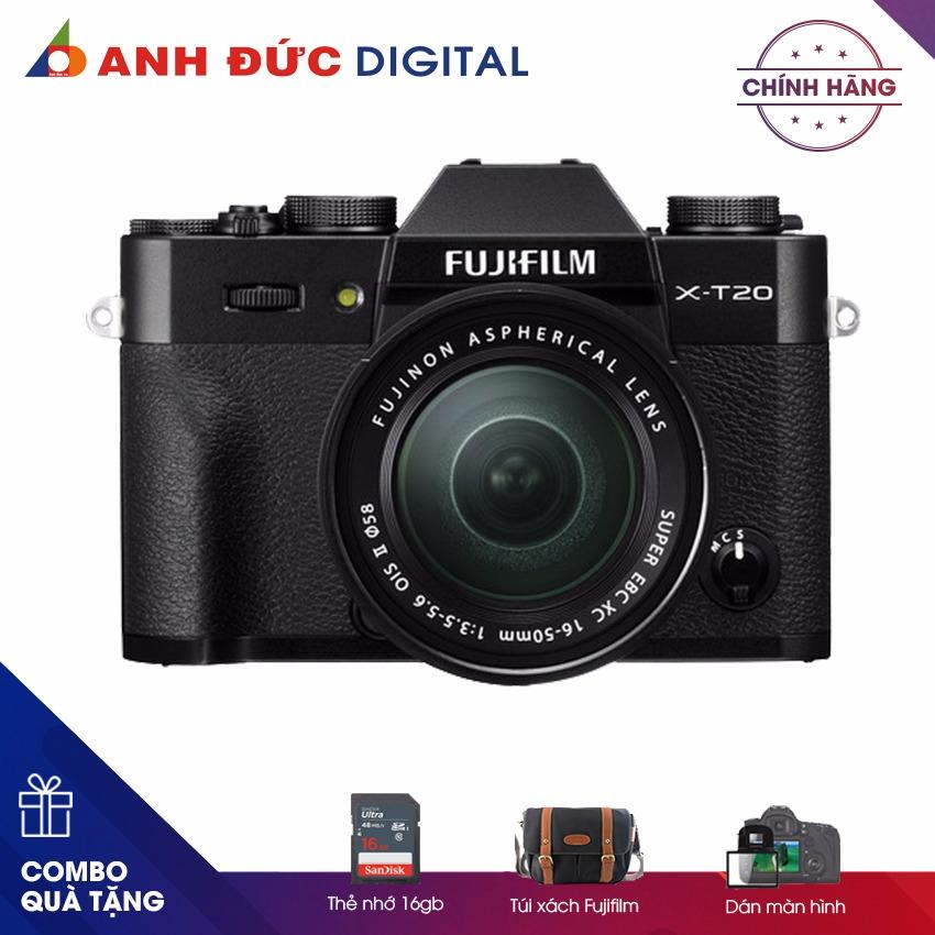 Máy ảnh Fujifilm X-T20 + 18-55mm - Hãng phân phối chính thức + Thẻ nhớ 16Gb + Túi máy ảnh...