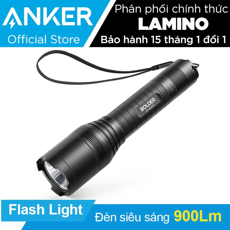 Đèn pin siêu sáng ANKER LC90 (Bolder by ANKER) Flashlight (Đen)