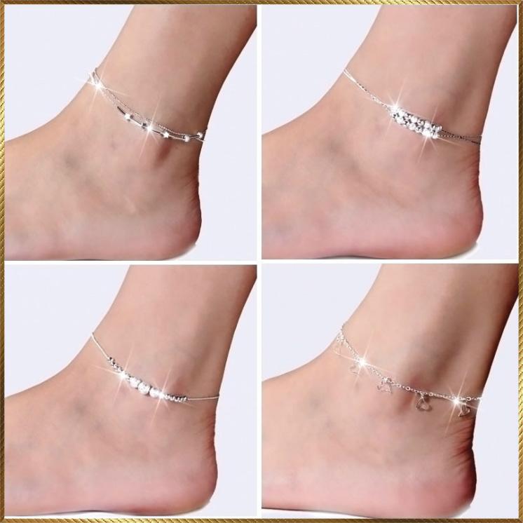 Vòng chân lắc chân bạc Hàn Quốc LC29