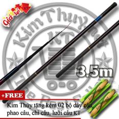 Cần Câu Tay Giá rẻ KT-CTGR-A 3.5m (*Kim Thủy) + Tặng kèm 2 bộ dây câu, phao câu, chì câu, lưỡi câu (Miễn phí vận chuyển)