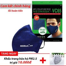 Khẩu Trang Chống Bụi NeoMask VC65 Mặt Nạ Lọc Bụi Than Hoạt Tính Hàng Chính Hãng – Tặng Kèm 1 Cái Khẩu Trang Bảo Hộ Lao Động