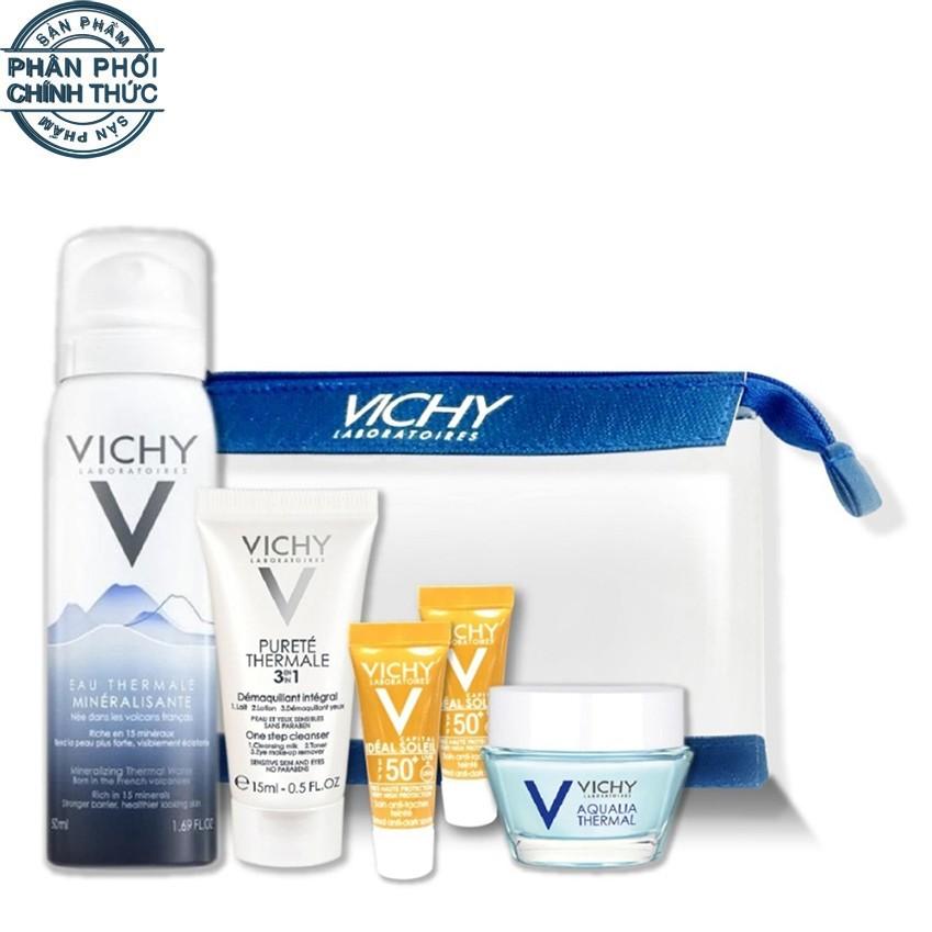 Bộ dưỡng ẩm toàn diện Vichy Aqualia Bag