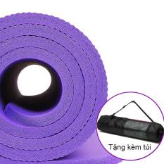 Thảm tập Yoga loại siêu bền, dày 10mm TPE – Tặng kèm túi đựng thảm