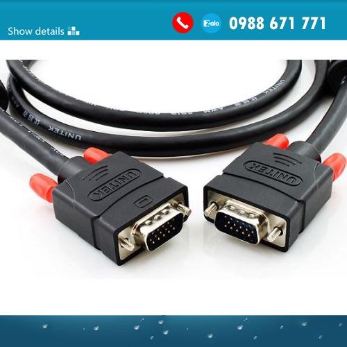 Dây cáp VGA 3m Unitek Y C504A (Đen)