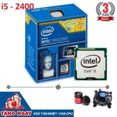 Bộ vi xử lý cpu intel Core i5 2400 6M bộ nhớ đệm, tối đa 3,40 GHz – Bảo hành 3 năm + Tặng quạt chip và keo tản nhiệt CH M04 – Hàng Nhập khẩu