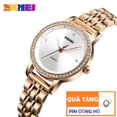 Đồng hồ nữ dây thép không gỉ Skmei 1311 sang trọng (Tặng pin đồng hồ)