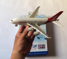 máy bay sắt chạy đà phát nhạc A380( chất liệu cao cấp)