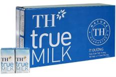 Bộ 48 Hộp Sữa Tươi Tiệt Trùng TH True Milk Ít Đường 110ML