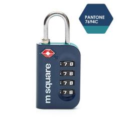 Khóa số vali TSA007 Msquare hợp kim 4 số màu xanh hàng cao cấp
