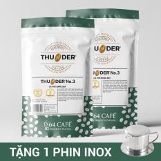 Cà Phê Rang Xay Combo 2 Thunder 3 Arabica – Robusta Hạng 1-1864 CAFÉ