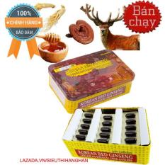 Viên Đạm Hồng Sâm Linh Chi Nhung Hưu Hàn Quốc Cao Cấp 60 Viên – Hàng chính hãng