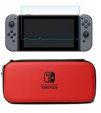 Túi du lịch bao đựng máy + Miếng Dán Cường Lực Nintendo Switch