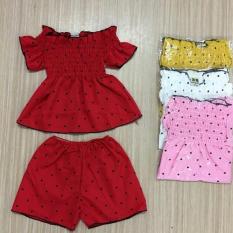 Combo 2 bộ đồ bi cho bé gái 7-17kg