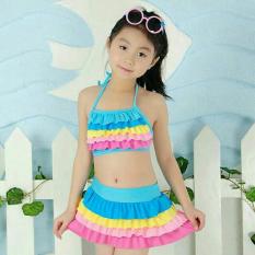 Đồ bơi 2 mảnh cho bé 3-7 tuổi. 8016-1# Tặng kèm kính bơi(màu sắc như hình)