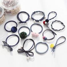 Set 12 dây buộc tóc kèm hộp cao cấp