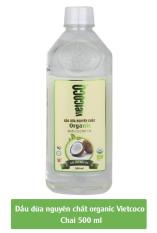 DẦU DỪA NGUYÊN CHẤT ORGANIC VIETCOCO CHAI PET 500ML