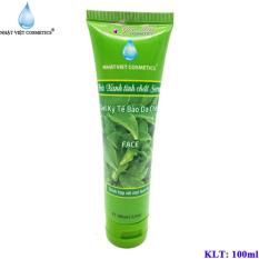 Gel tẩy kỳ tế bào chết dành cho da mặt trà xanh tinh chất Serum Nhật Việt Cosmetics (100ml)