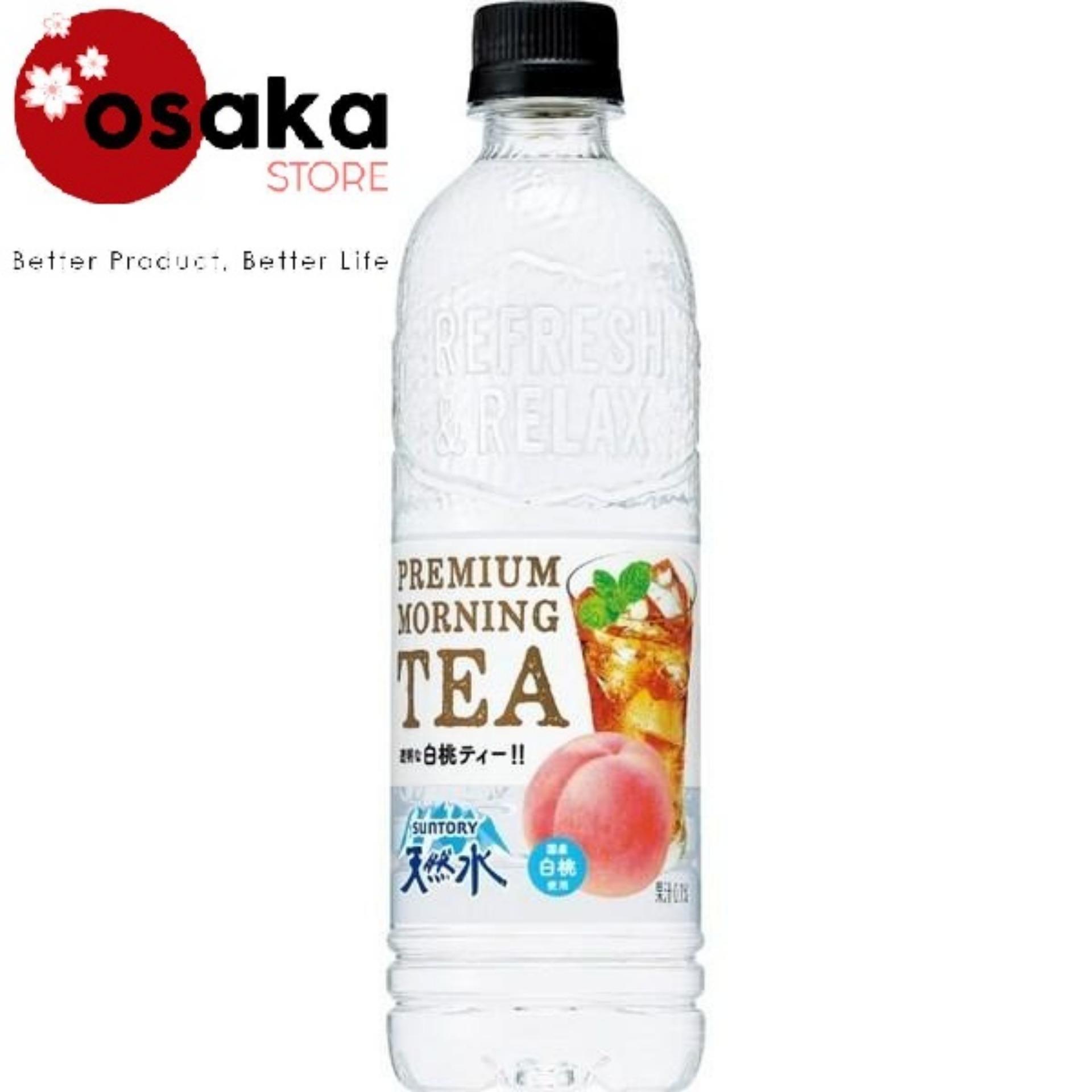 Nước khoáng vị trà đào Premium Morning Tea Nhật Bản