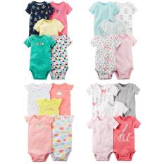 Body chip ngắn tay (body cộc tay body suit) cho bé Gái Hàng Xuất Dư Made Cambodia (Chọn Mẫu Ngẫu Nhiên)