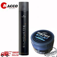 Gôm Xịt Tóc Nam Đen Nhám Hương Nước Hoa + Tặng Ngay Sáp Vuốt Tóc Nam Fraicheur 100g