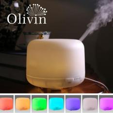 Máy phun sương khuếch tán tinh dầu đèn đổi màu Olivin LA757 + Tặng 10ml tinh dầu sả chanh Olivin