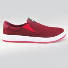 SLIP ON LADY – RED CANVAS