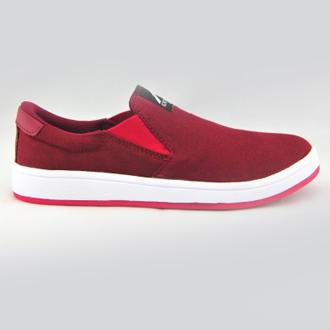 SLIP ON LADY - RED CANVAS