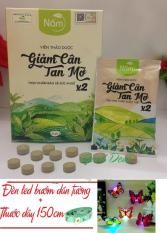 ĐÃ KIỂM ĐỊNH CHÍNH HÃNG – Giảm Cân Tan Mỡ Nấm Viên X2- Liệu Trình 15 ngày + Tặng đèn bướm + thước dây