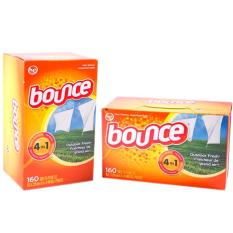 Giấy thơm Bounce- USA- Dùng cho máy sấy- Gói dùng thử 20 miếng
