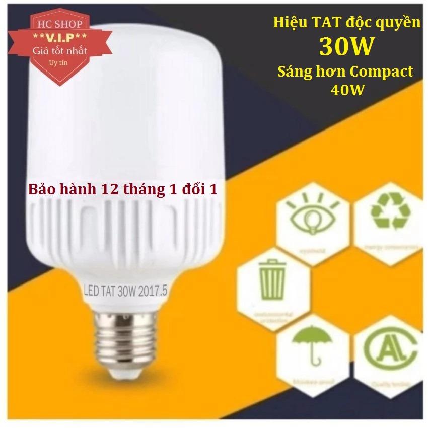 Bóng đèn LED 30W (Giá sỉ)- hàng nhập khẩu (Trắng)