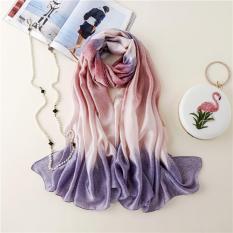 Khăn choàng lụa thời trang cao cấp HLS02 – size 90cm X 180cm