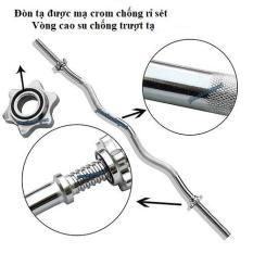 Đòn tạ chữ Z 1m2 xi mạ Inox