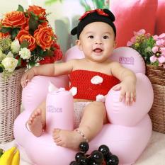 Ghế Hơi Tập Ngồi Tiện Lợi Cho Bé Có Bơm Hơi Tự Động