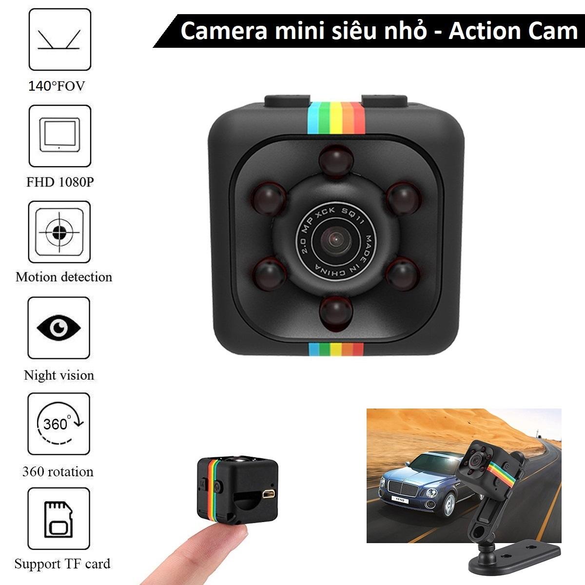 Camera hành trình siêu nhỏ SQ11 có hồng ngoại - Camera mini