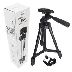 Chân Máy Quay, Chân máy ảnh Tripod 3120 Mẫu Mới nhất 2019 tặng kèm đầu kẹp, Chống Rung – Loại Tốt BẢO HÀNH 1 ĐỔI 1