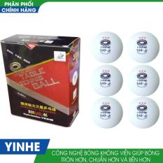 Bộ 3 hộp bóng bàn Yinhe 40+ 3sao đỏ không mối nối (Trắng đỏ)
