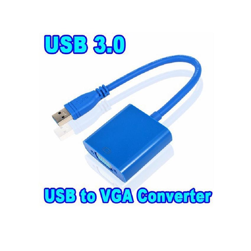 Cáp chuyển đổi tín hiệu USB sang VGA OEM Gia Bách