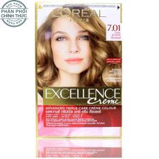 Thuốc nhuộm tóc L’Oreal Exc Crème 7.01 172ml (Vàng sáng năng động)