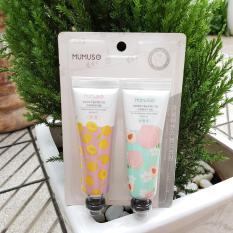 Bộ kem dưỡng da tay tinh dầu trái cây MUMUSO (2 tuýp 50g+50g) – FRUIT ESSENCE HAND CREAM (Lemon+Grapefruit)