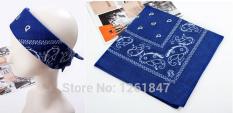 Combo 2 Khăn Choàng Cổ Trùm Đầu Vải Cotton Thêu Cánh Hoa Phong Cách Hiphop (1 xám 1 xanh)