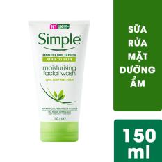 Sữa rửa mặt dưỡng ẩm dạng gel Simple Moisturising Facial Wash 150ml