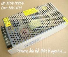 Nguồn tổng tổ ong camera đèn led loại dài12V 10A