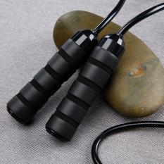 Dây nhảy tập thể lực gắn chì – Đen