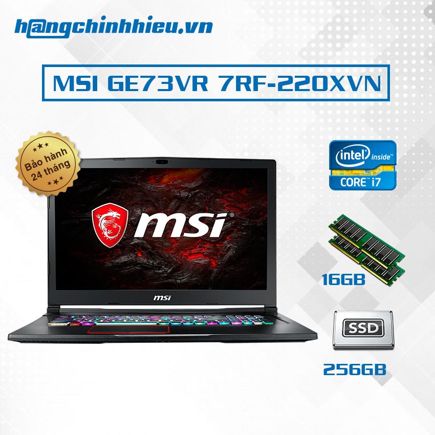 Laptop MSI GE73VR 7RF-220XVN i7-7700HQ, VGA GTX 1070 8GB, 17.3