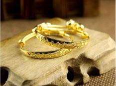 Lắc Tay , Lắc chân Cho Trẻ Em 2 Chuông Cực Xinh,Cực Yêu mạ vàng 24k (Hàng Có Sẵn)