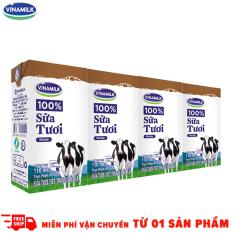 Thùng 48 Hộp Sữa tươi tiệt trùng Vinamilk 100% Sôcôla 110ml