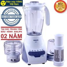 Máy xay sinh tố Philips HR2118 (Trắng) – Hàng chính hãng (Bảo hành 2 năm tại các Trung tâm bảo hành Philips trên toàn quốc)